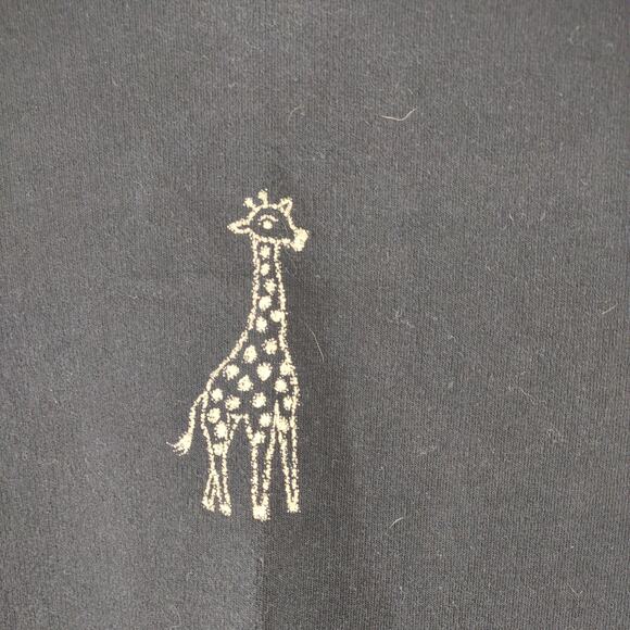 CITE Maxi Cotton Dress with Giraffe, Size Large - Picture 3 of 8